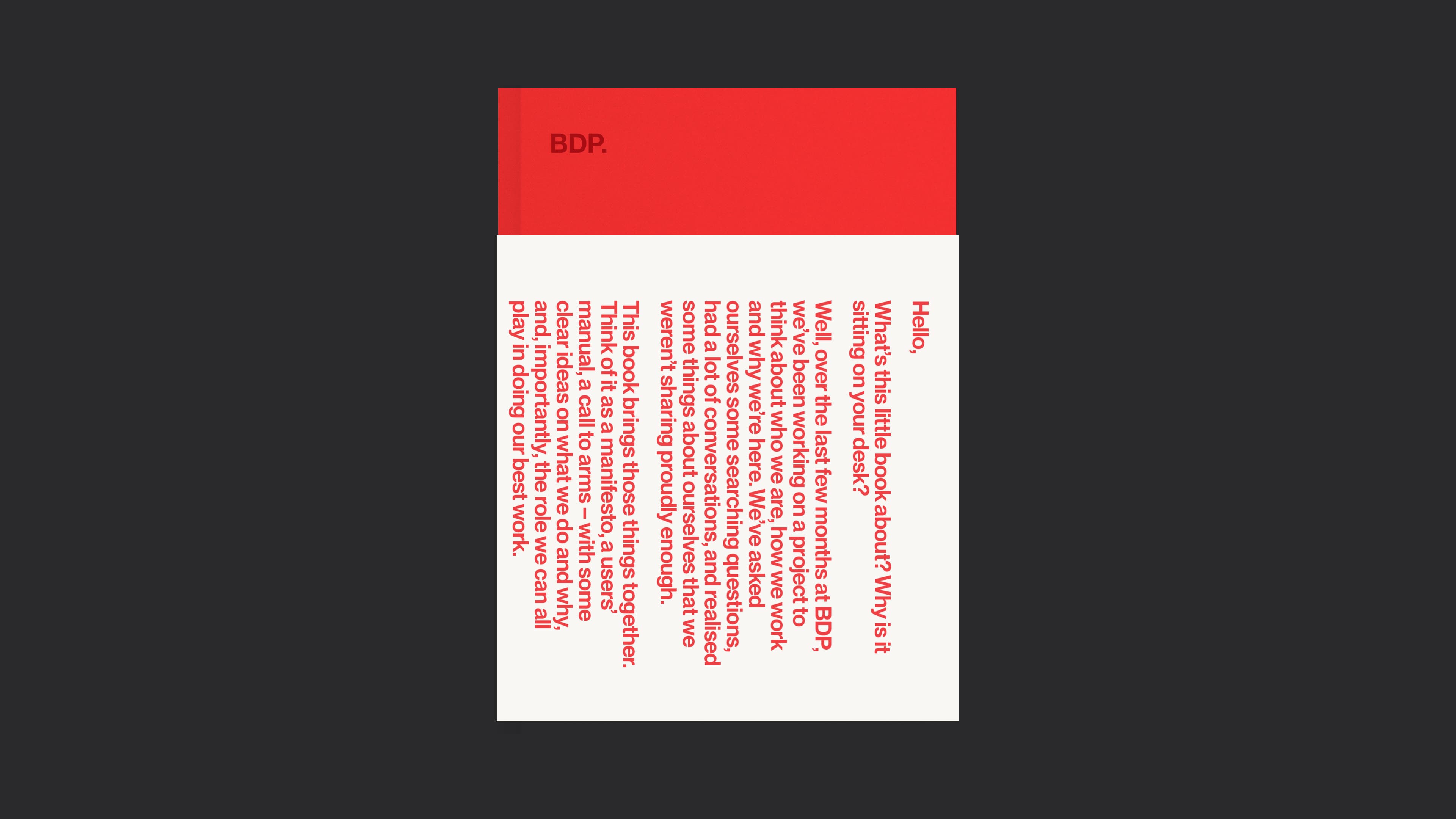 BDP BOOK COVER